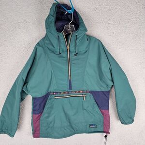 L.L. Bean Green and Purple Women's Jacket
